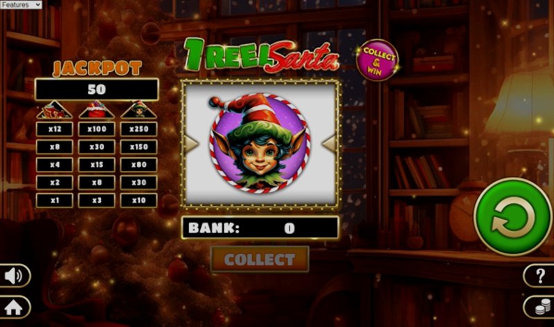 Играть 1 Reel Santa в Russia в казино 1Win
