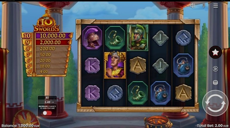 Играть 10 Swords от Push Gaming в казино 1Win
