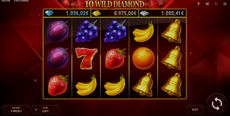 Играть 10 Wild Diamond от Fazi в казино 1Win