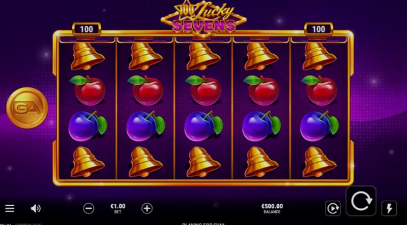 Играть 100 Lucky Sevens от Gameart в казино 1Win