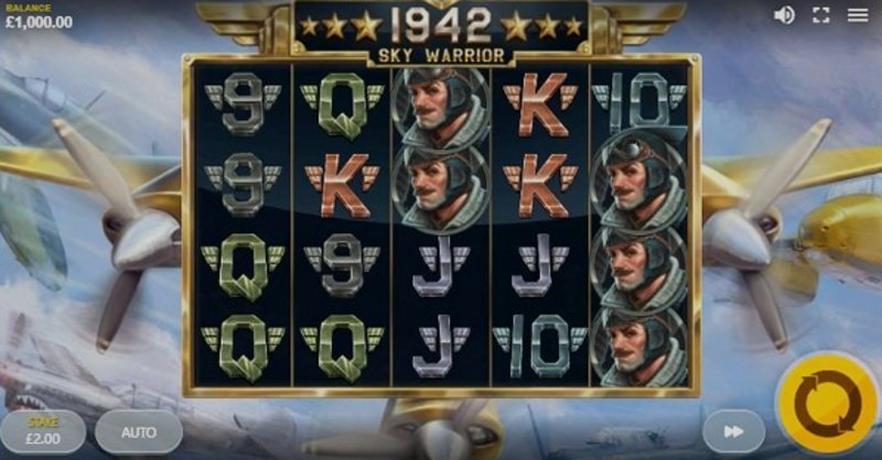 Играть 1942 Sky Warrior от Redtiger в казино 1Win