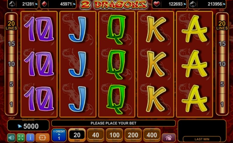 Играть 2 Dragons от Amusnet Interactive в казино 1Win