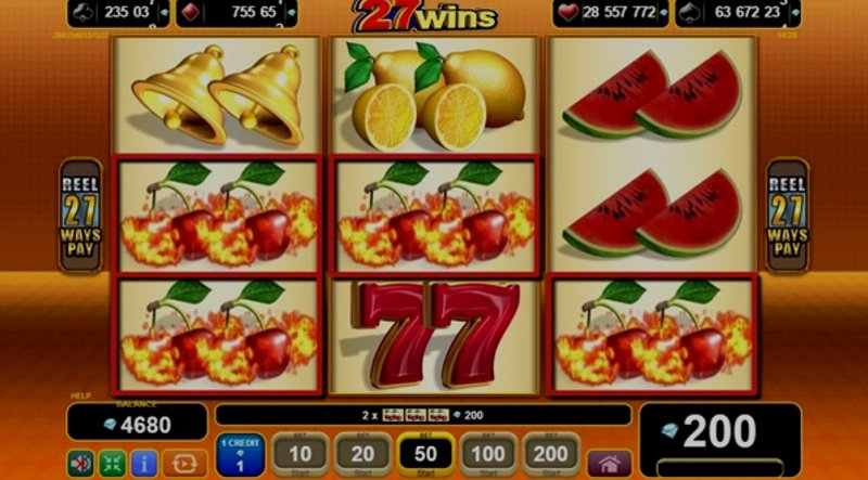 Играть 27 Wins от Amusnet Interactive в казино 1Win