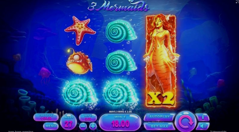 Играть 3 Mermaids от Tomhorngaming в казино 1Win