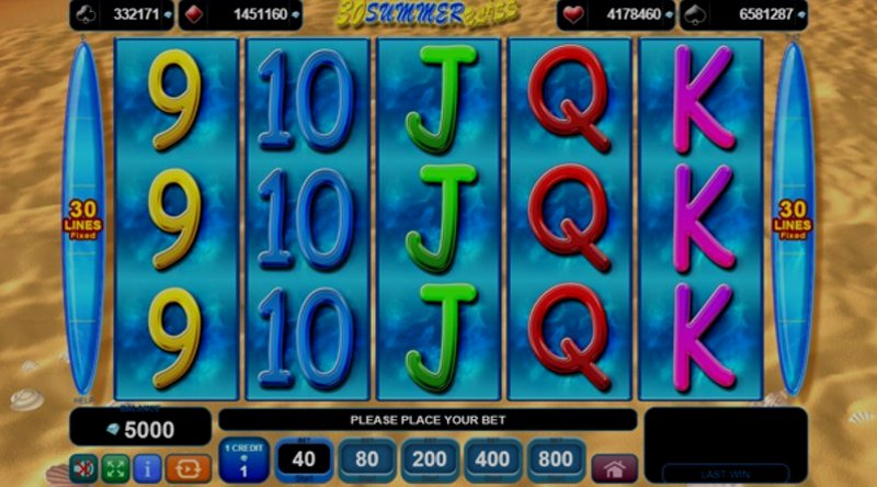 Играть 30 Summer Bliss от Amusnet в казино 1Win