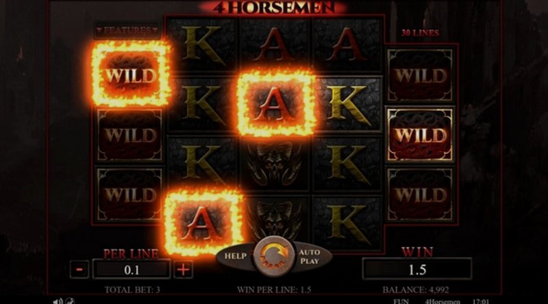 Играть Horsemen от Bally Wulff в казино 1Win