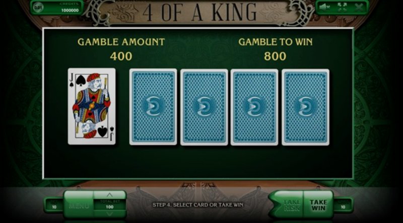 Играть 4 of a King от Endorphina в казино 1Win