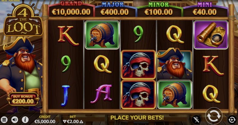 Играть 4 The Loot от Bluehorn в казино 1Win