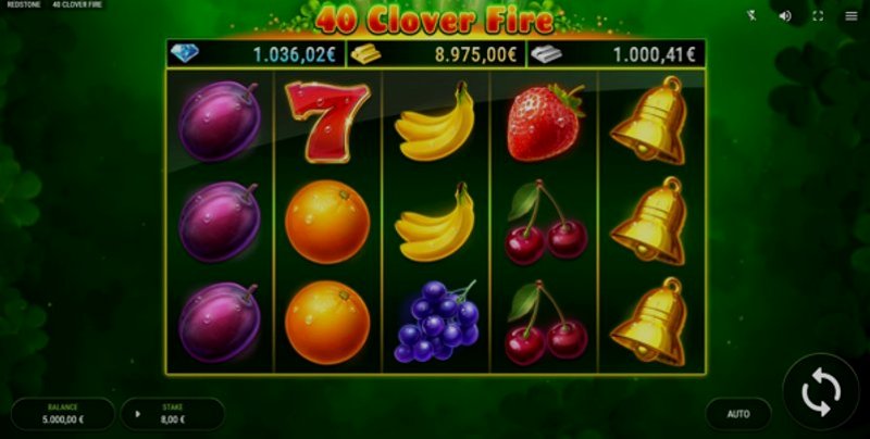 Играть 40 Clover Fire от Fazi в казино 1Win