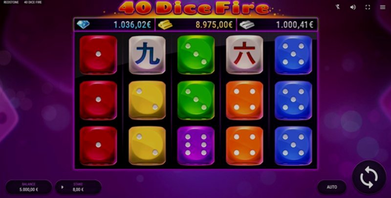 Играть 40 Dice Fire от Fazi в казино 1Win