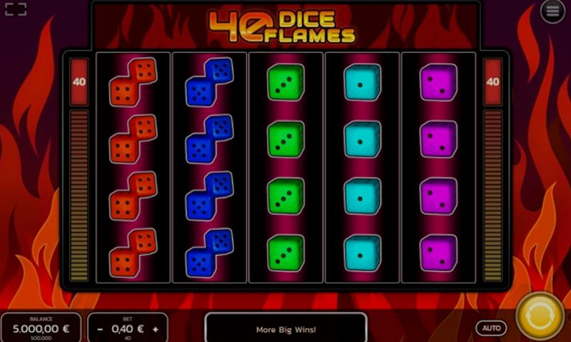 Играть 40 Dice Flames от Fazi в казино 1Win