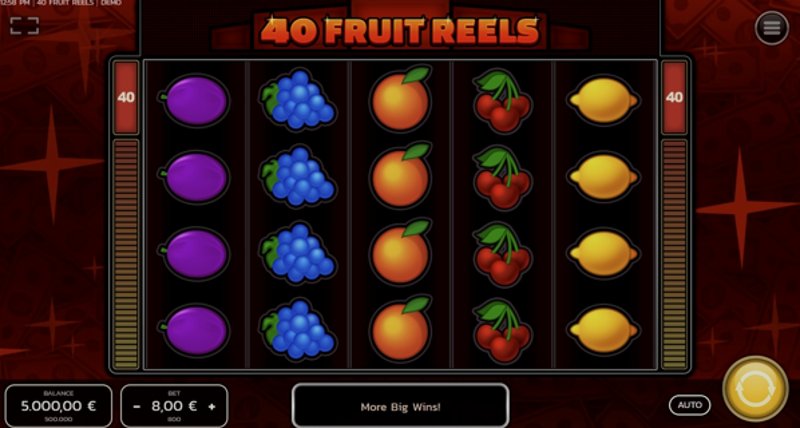 Играть 40 Fruit Reels от Fazi в казино 1Win