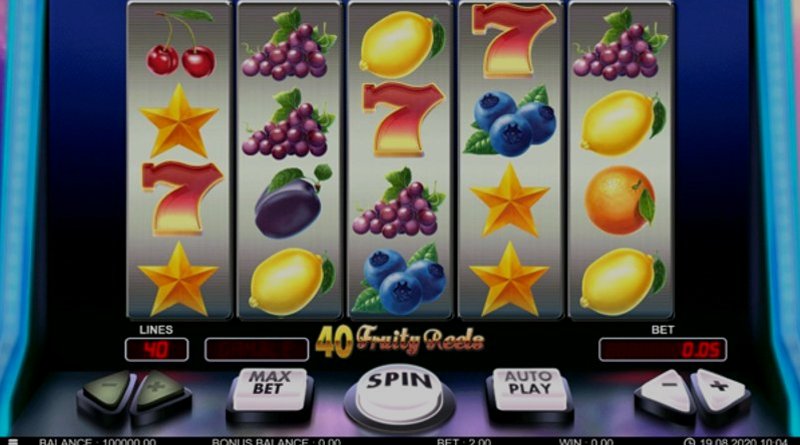 Играть 40 Fruity Reels от 7mojos Slots в казино 1Win