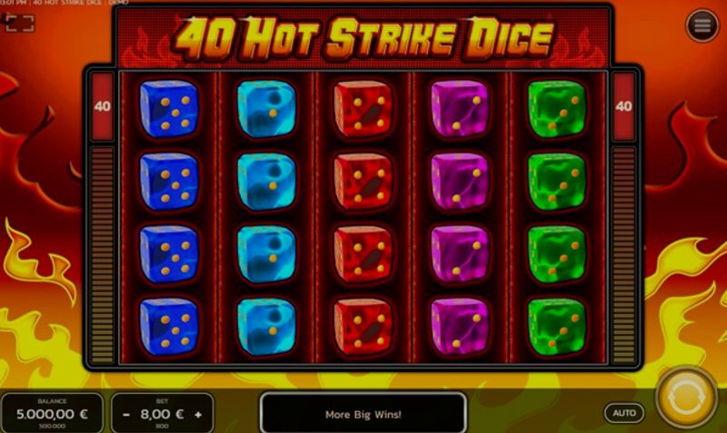 Играть 40 Hot Strike Dice от Fazi в казино 1Win
