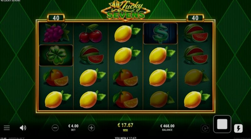 Играть 40 Lucky Sevens от Gameart в казино 1Win