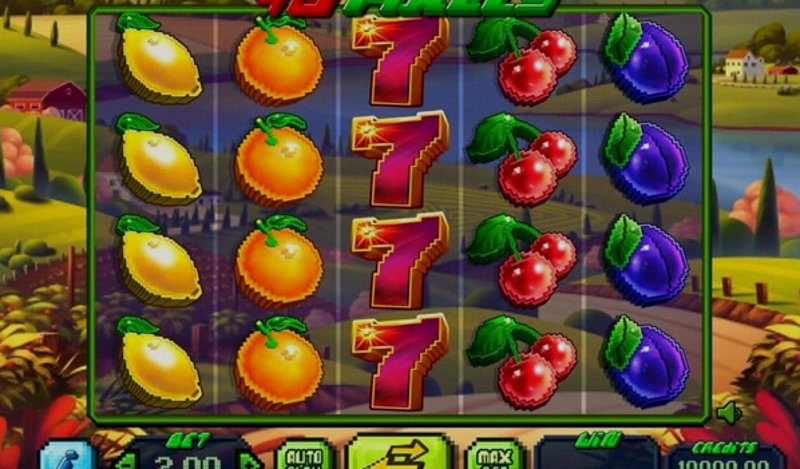 Играть 40 Pixels от Groove в казино 1Win