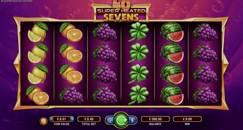 Играть 40 Super Heated Sevens от Gameart в казино 1Win