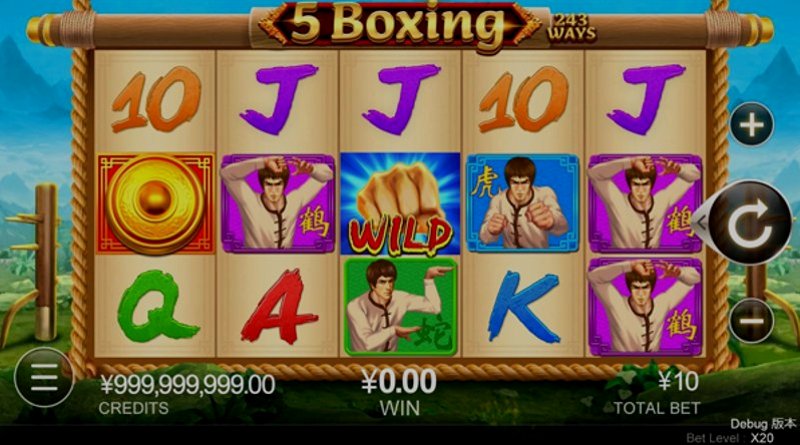 Играть 5 Boxing от Cq9 в казино 1Win