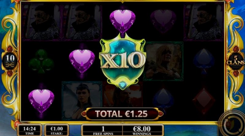 Играть 5 Clans от Yggdrasil в казино 1Win