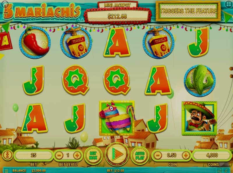 Играть 5 Mariachis от Habanero в казино 1Win