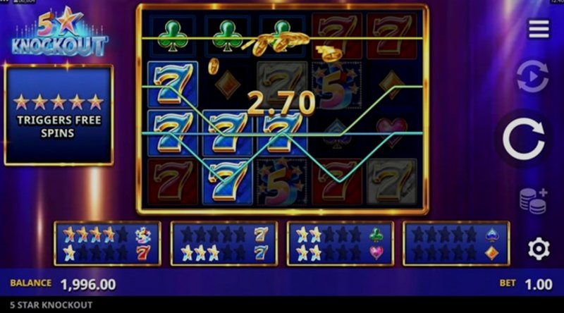 Играть 5 Star Knockout от Microgaming в казино 1Win