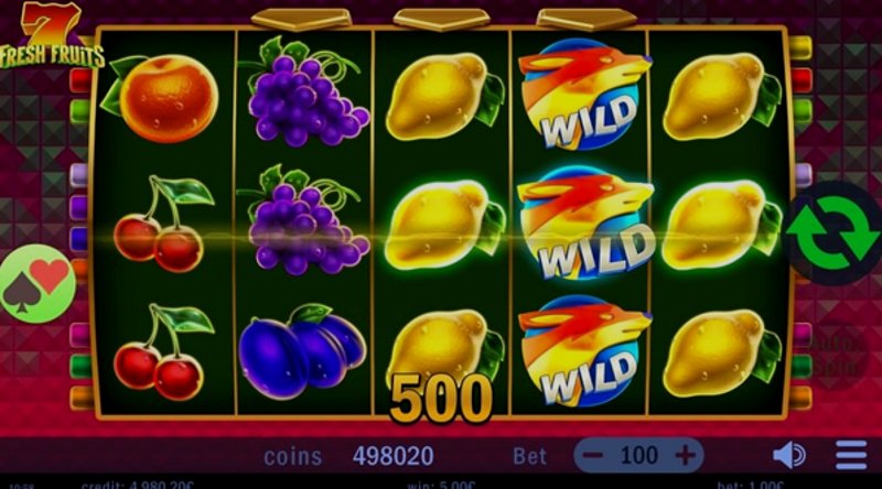 Играть 7 Fresh Fruits от Swintt в казино 1Win