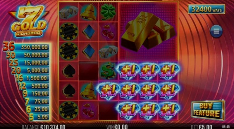 Играть 7 Gold Gigablox от Yggdrasil в казино 1Win