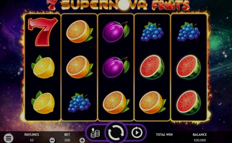 Играть 7 Supernova Fruits от Apparat в казино 1Win