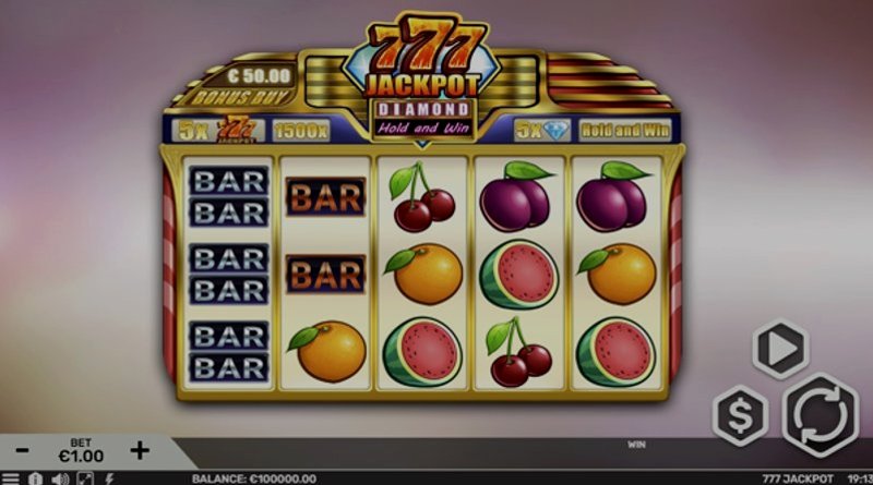 Играть 777 Jackpot Diamond Hold and Win от Gaming Corps в казино 1Win