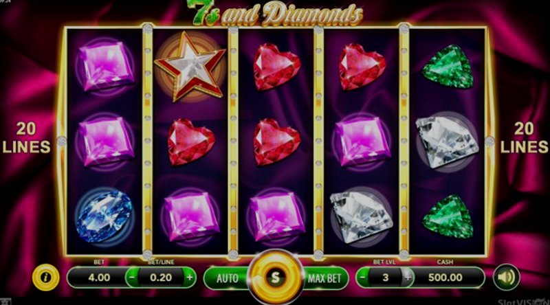 Играть 7s and Diamonds от Gameart в казино 1Win