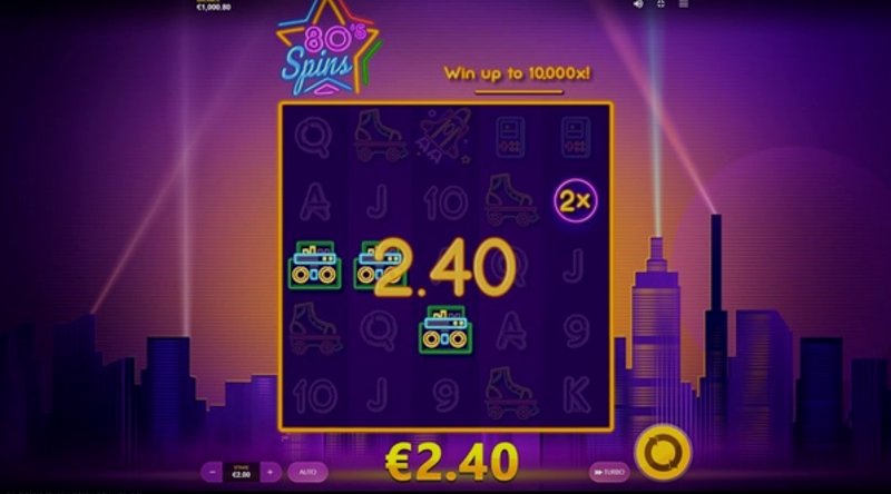 Играть 80s Spins от Red Tiger в казино 1Win