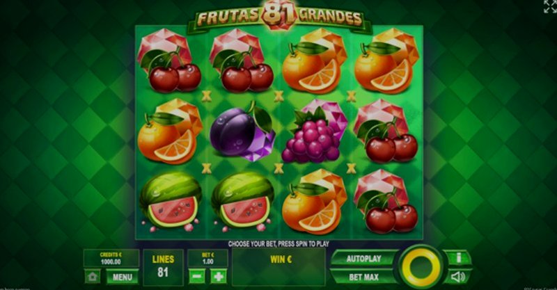 Играть 81 Frutas Grandes от Tomhorngaming в казино 1Win