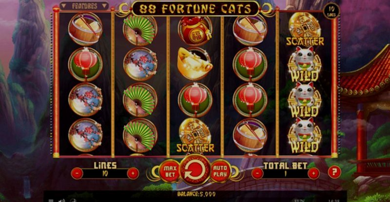 Играть 88 Fortune Cats в Ukraine в казино 1Win