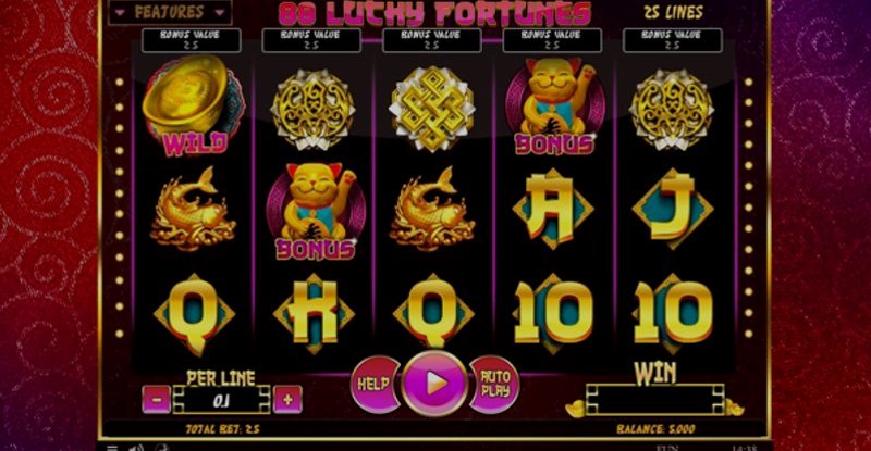 Играть Lucky Fortunes от Tpg в казино 1Win