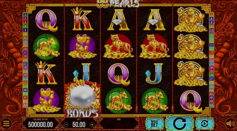 Играть 88 Pearls от Synot в казино 1Win