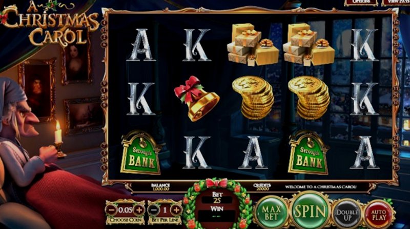 Играть A Christmas Carol от Betsoft в казино 1Win
