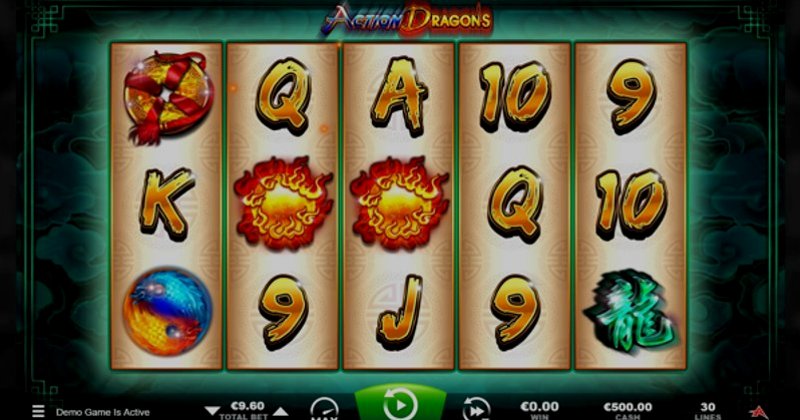 Играть Action Dragons от Ainsworthgame в казино 1Win
