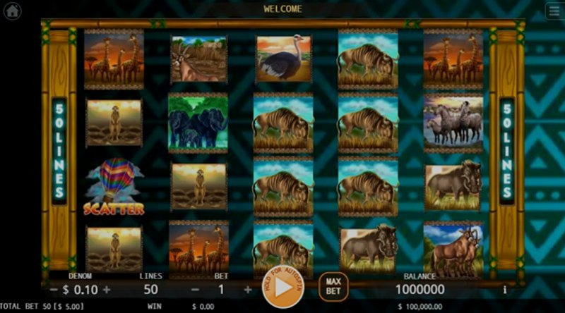Играть Africa Run от Kagaming в казино 1Win