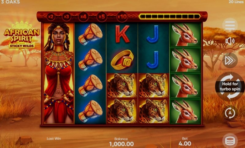 African Spirit Sticky Wilds 3 Oaks Gaming в казино 1Win (1Вин) African Spirit Sticky Wilds 3 Oaks Gaming в казино 1Win (1Вин)