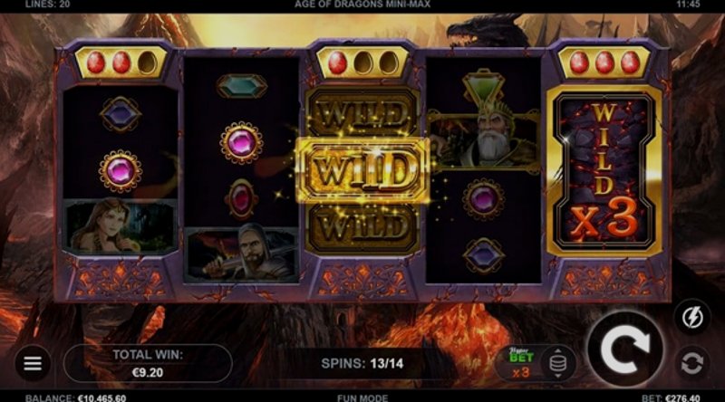 Играть Age of Dragons Mini-Max от Kalamba в казино 1Win