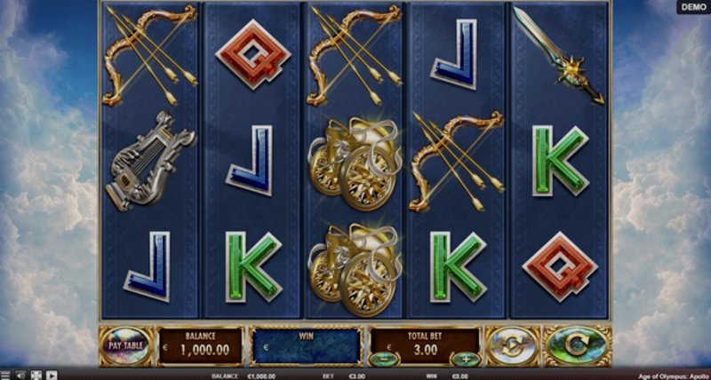 Играть Age of Olympus Apollo от Red Rake в казино 1Win