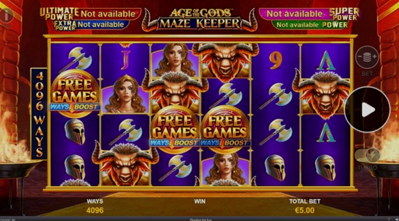 Играть Age of the Gods от Playtech в казино 1Win