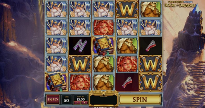 Играть Age of the Gods Norse: Book of Dwarves от Playtech в казино 1Win