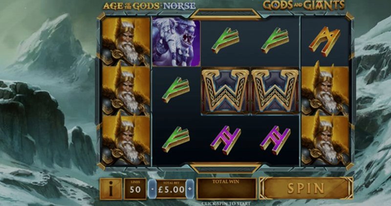 Играть Age of the Gods Norse: Gods and Giants от Playtech в казино 1Win