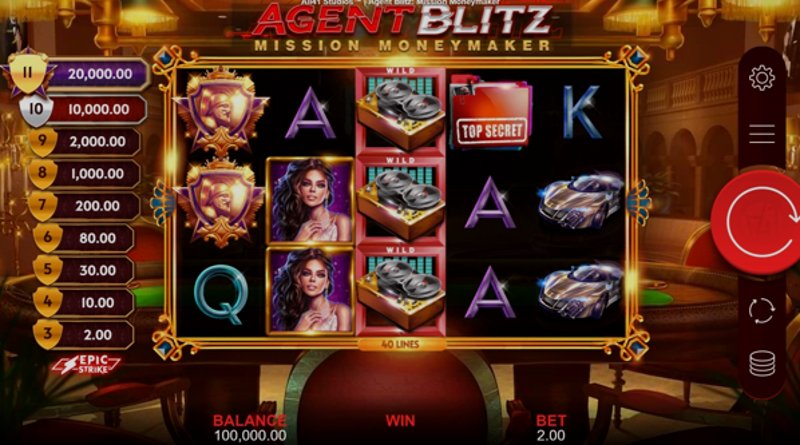 Играть Agent Blitz: Mission Moneymaker от Games Global в казино 1Win