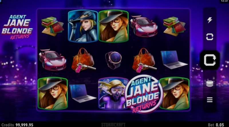 Играть Agent Jane Blonde от Microgaming в казино 1Win