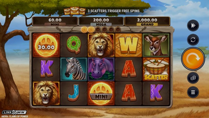 Играть Akiva: Claws of Power от Games Global в казино 1Win
