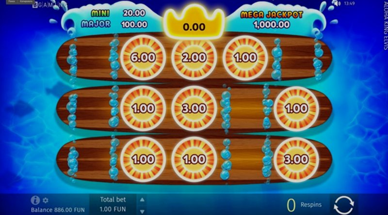 Играть Aloha King Elvis от Bgaming в казино 1Win