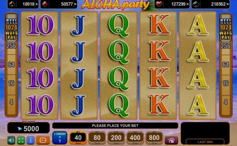 Играть Aloha Party от Amusnet Interactive в казино 1Win
