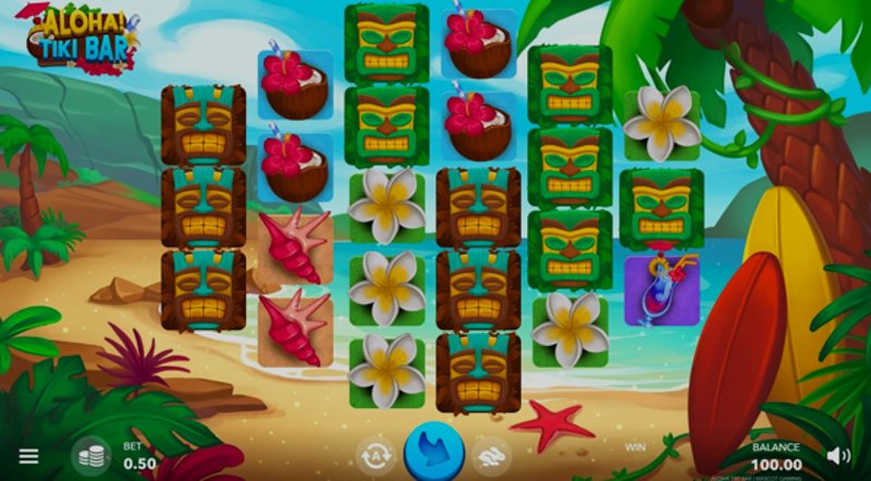 Играть Aloha Tiki Bar от Mascot Gaming в казино 1Win